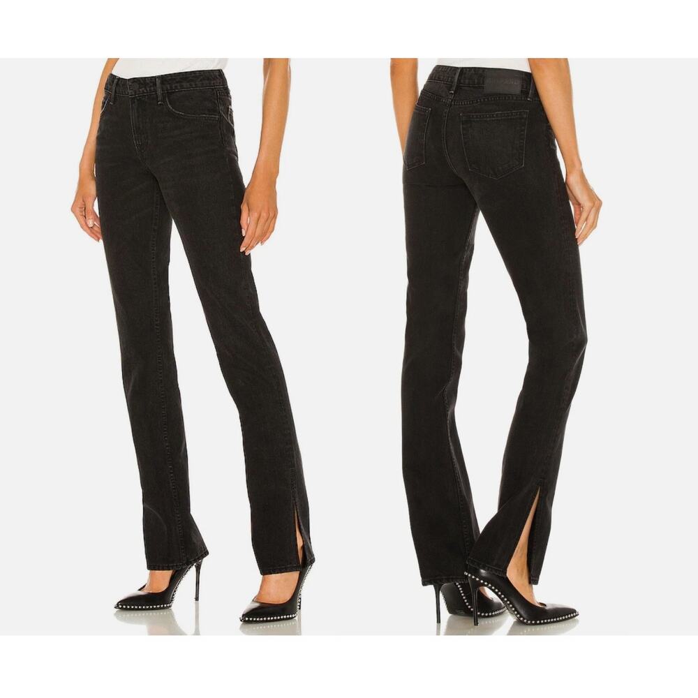 GRLFRND Hailey Low Rise Slim Boot Leg with Slit Jeans in‎ Sunset Strip Size 25